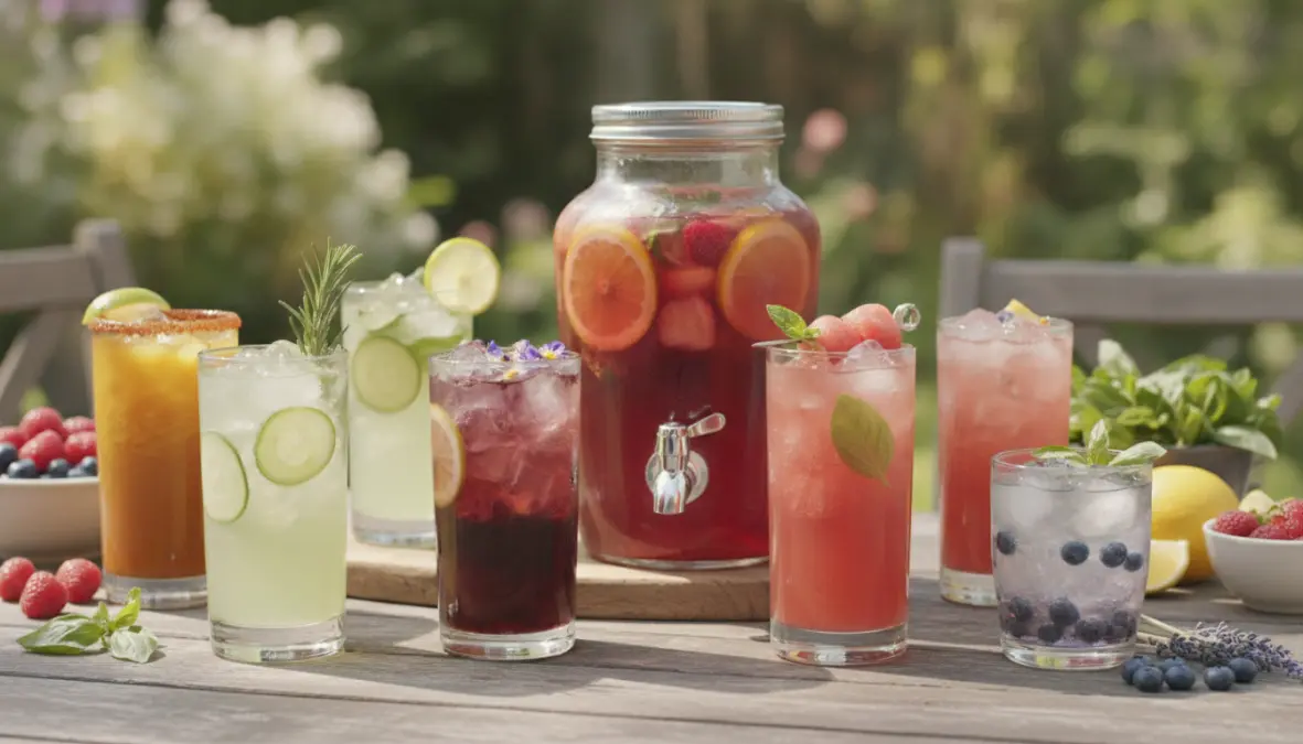 Cocktail analcolici estivi rinfrescanti senza alcol