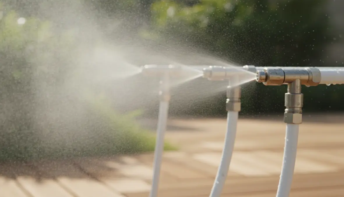 Ugelli nebulizzatori ad alta pressione con micro gocce d'acqua per raffrescamento giardino