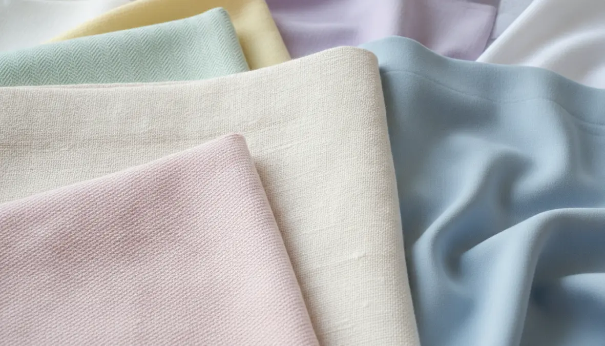 Tessuti leggeri per pantaloni palazzo estivi: lino, viscosa e cotone traspiranti