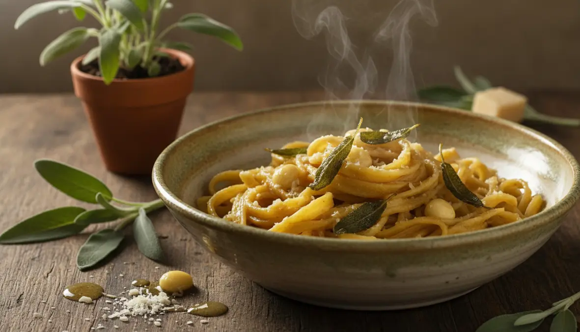 Ricette con salvia fresca: pasta burro e salvia, utilizzi culinari