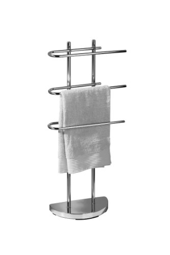 PREMIER Housewares 1600970 Portasciugamani, 3 Bracci, Cromo
