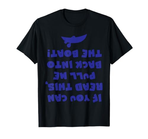 Divertente Boater Overboard Cool Sailing regalo Tee Shirt Maglietta