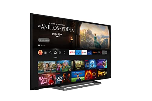 Toshiba Smart Fire TV 55" Ultra HD 55UF3D63DA, TV 4K 55 Pollici con Alexa Integrata, Televisore LED Compatibile con Alexa, DVB-T2, Tecnologia LED, Dolby Vision HDR10, HDMI 2.1, Dolby Atmos